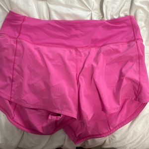 Lulu lemon speed up shorts